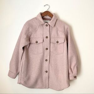 Light pink shacket by Love Tree